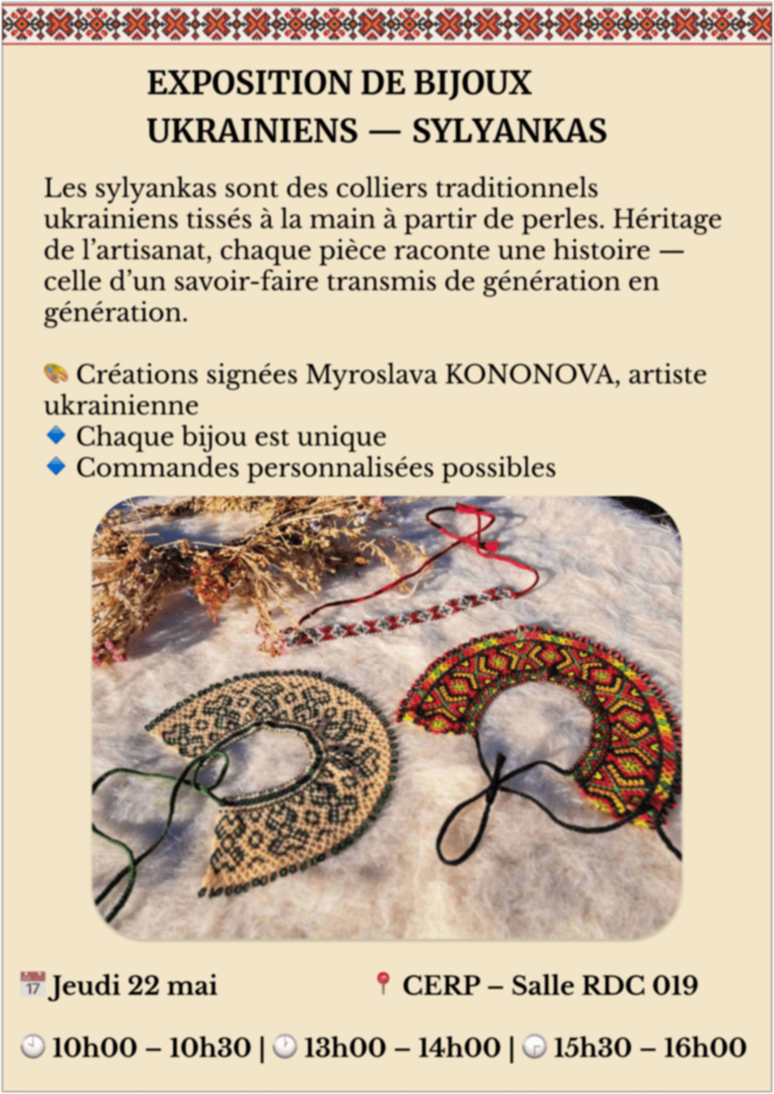 Affiche Bijoux